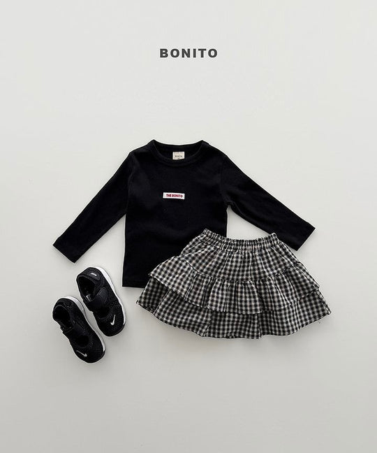[BONITO]チェックインナーパンツスカート