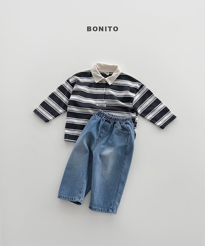 [BONITO]ボーダーカラーT
