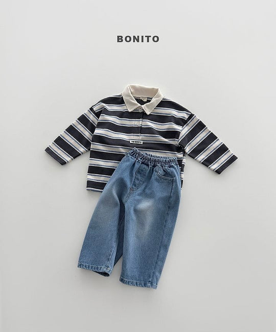 [BONITO]ボーダーカラーT