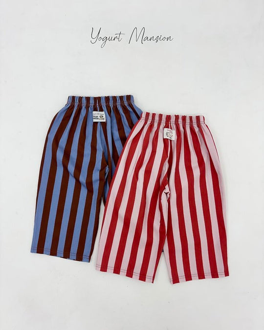 [yogurt mansion]color stripe pants