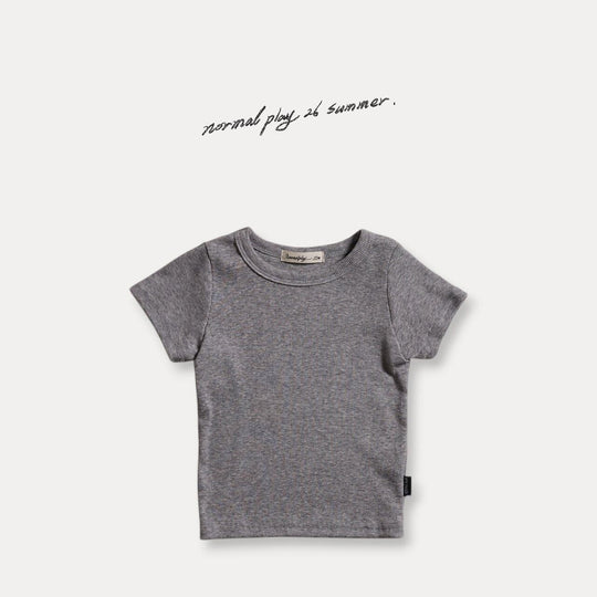 [NORMAL PLAY]soft slim short sleeve tee