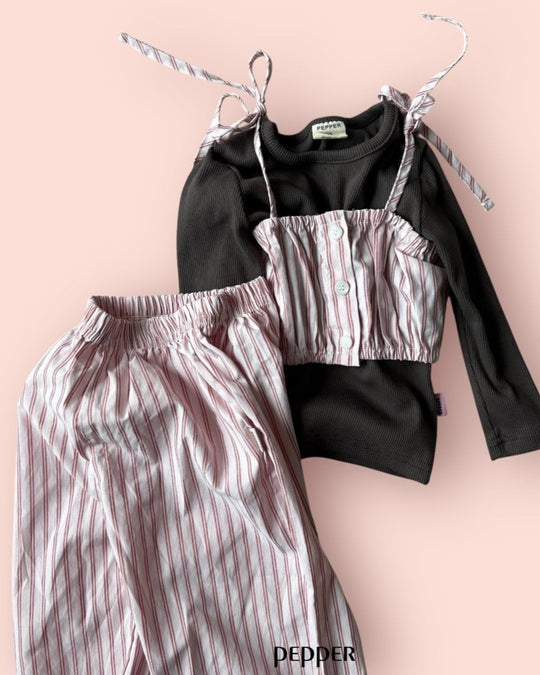 [pepper]stripe bustier