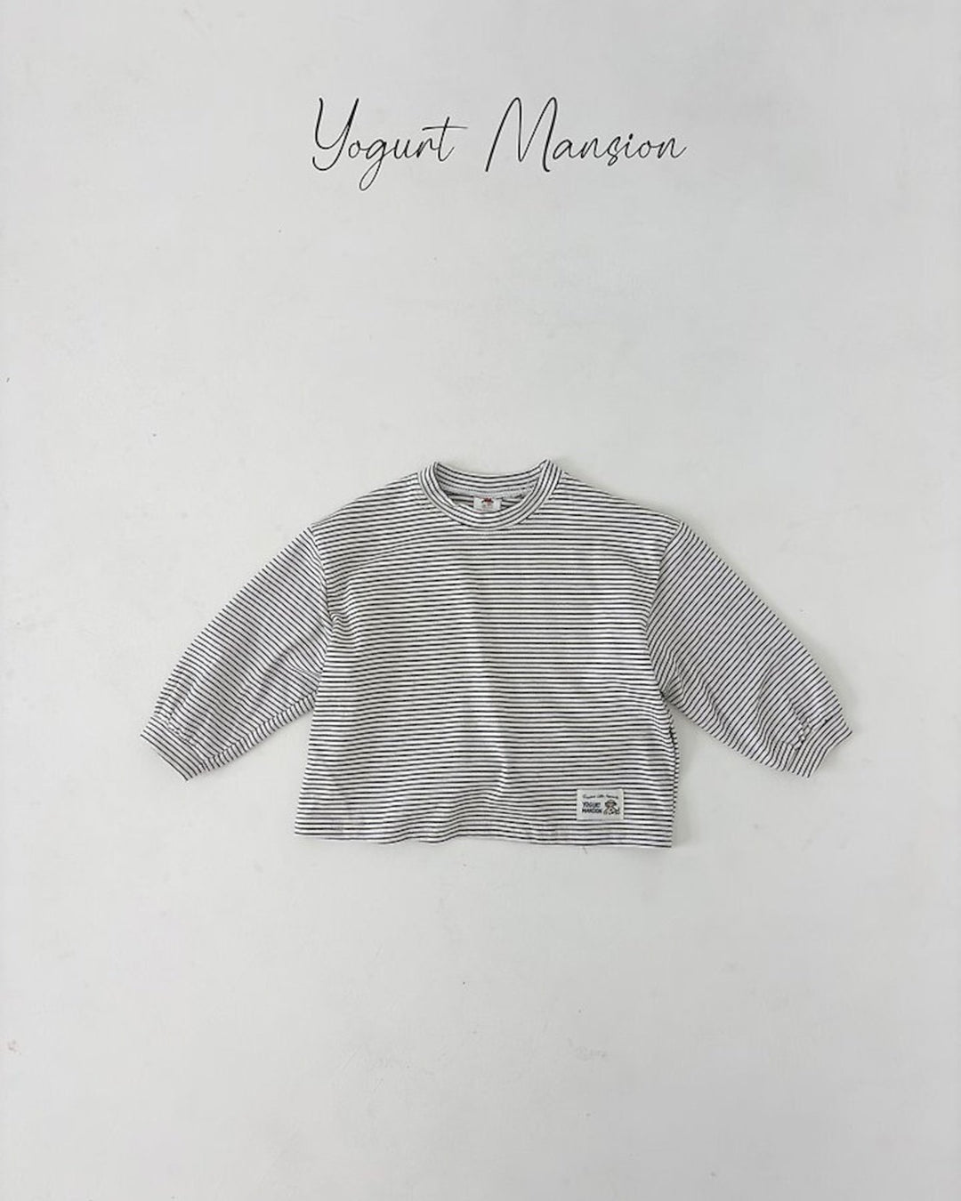 [yogurt mansion]cocoa stripe T