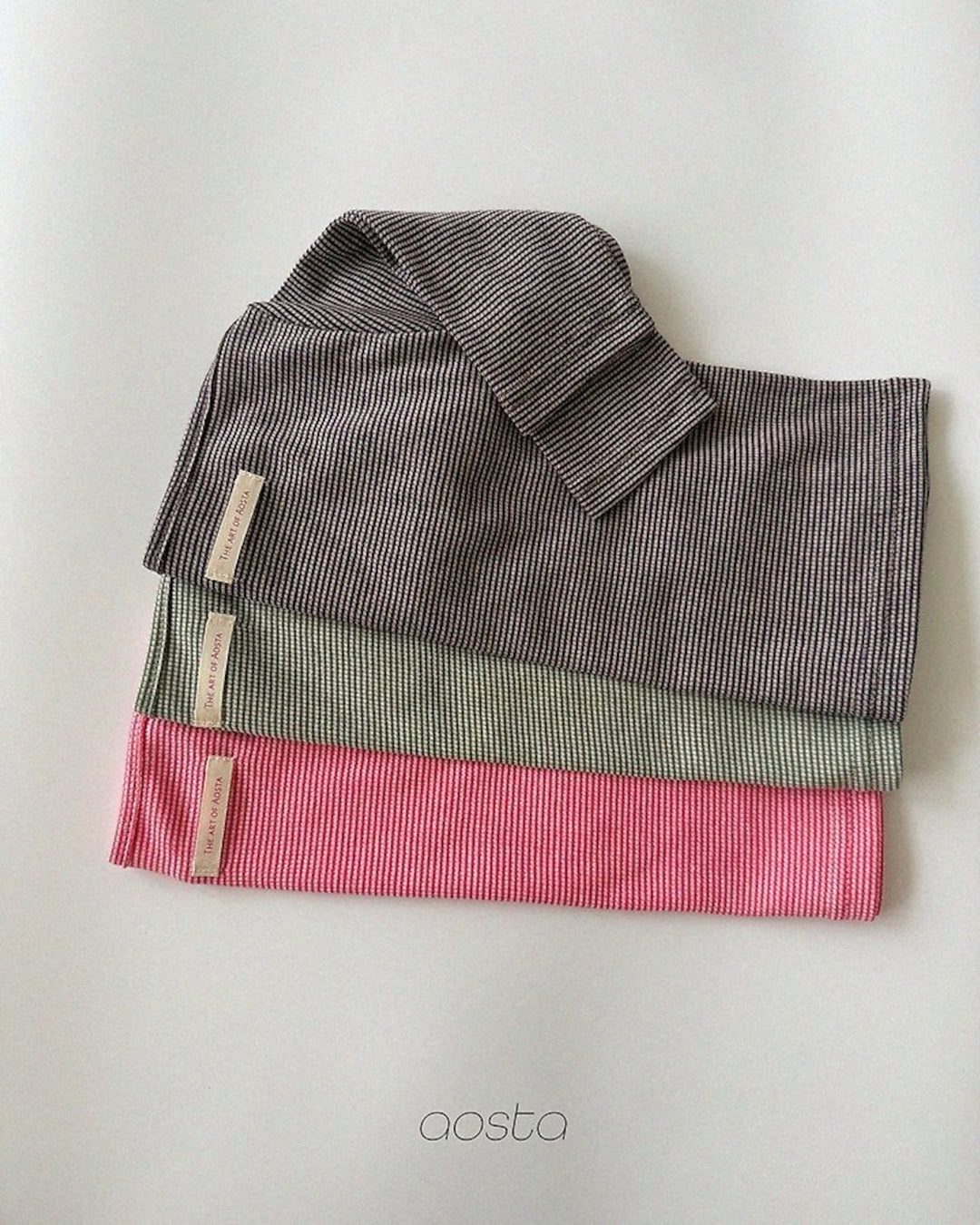 [AOSTA]Boat Neck T
