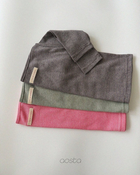 [AOSTA]Boat Neck T