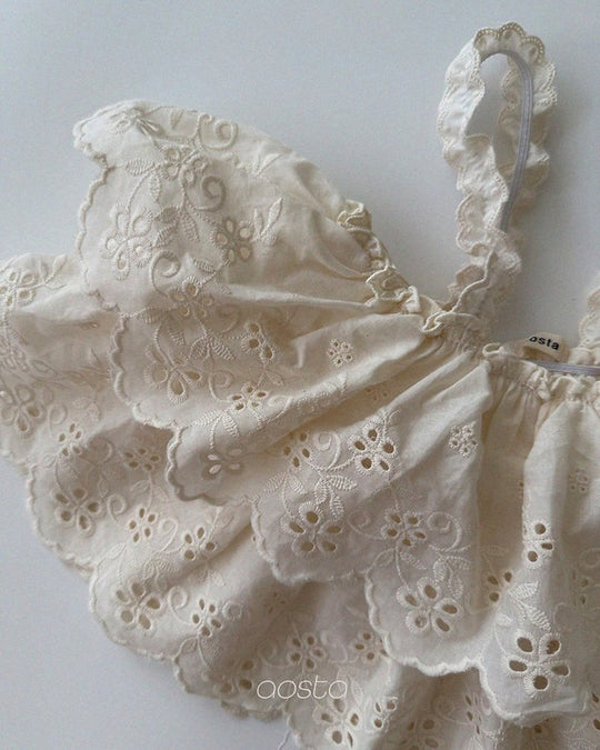 [AOSTA]Lace Cancan Blouse