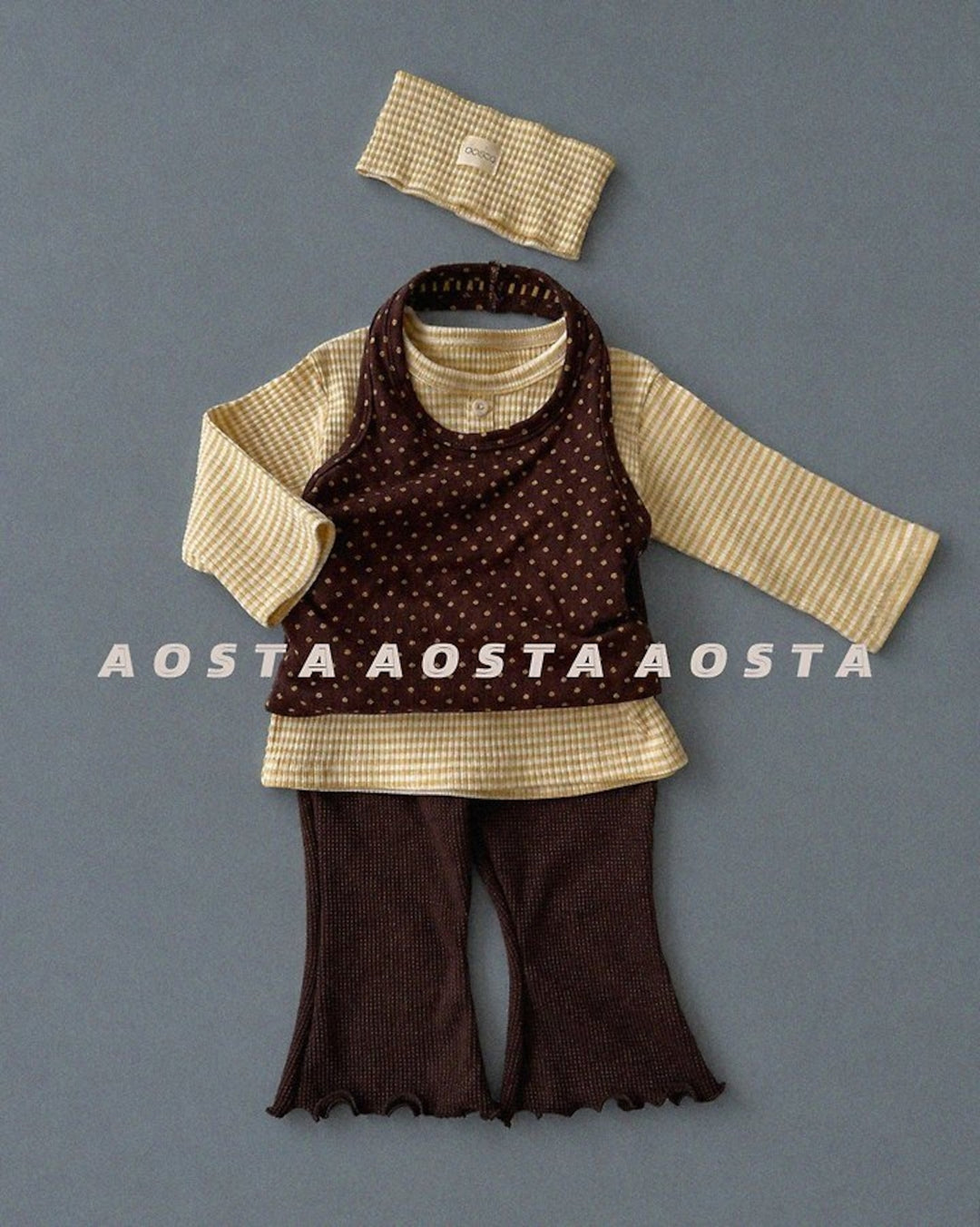 [AOSTA]Jelly Waffle Pants