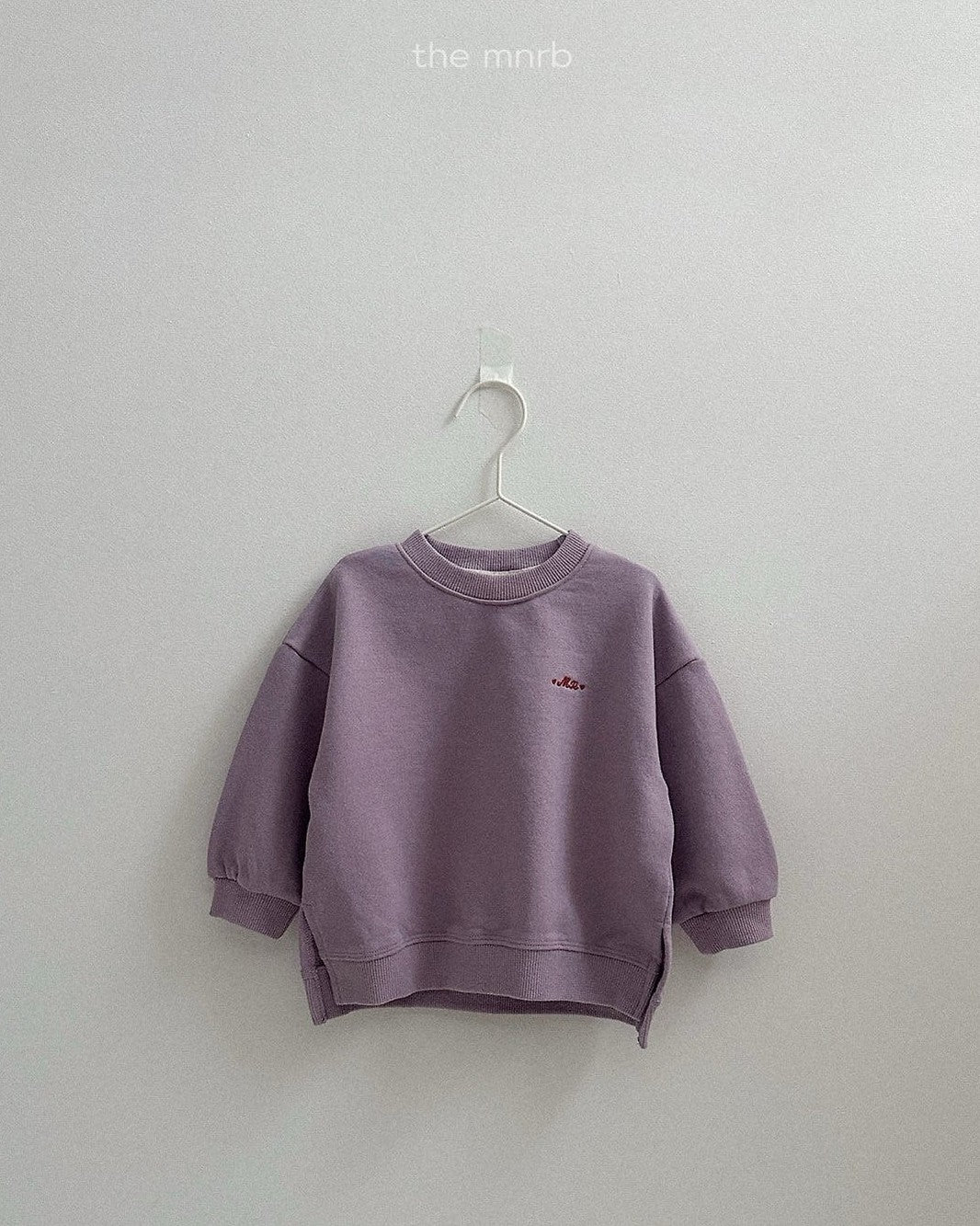 [minirobe]Asymmetric Sweatshirt