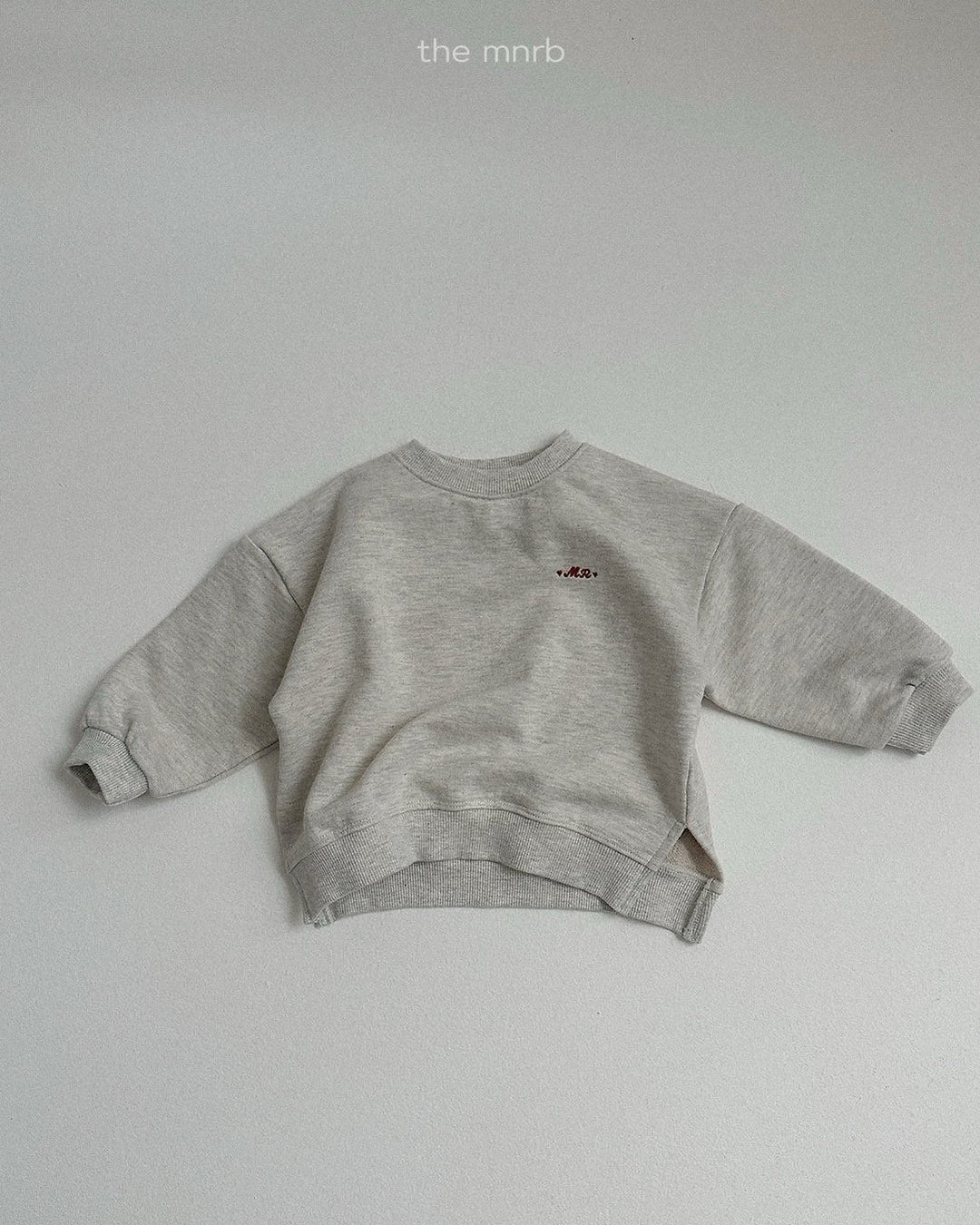 [minirobe]Asymmetric Sweatshirt