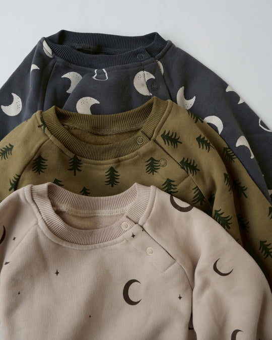 裏フランネルプリントロンパース