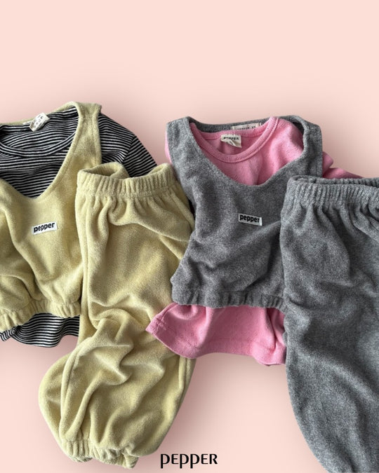 [pepper]terry jogger pants