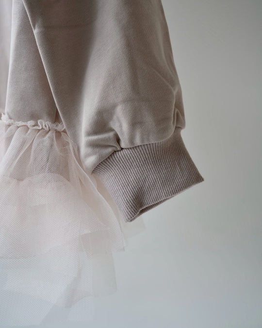 裾チュールスウェット