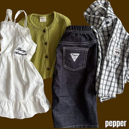 [pepper]pepperノンフェードデニムパンツ