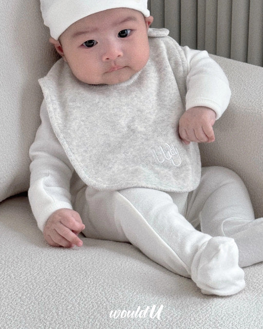 [would U]cloud terry bibs"16色"