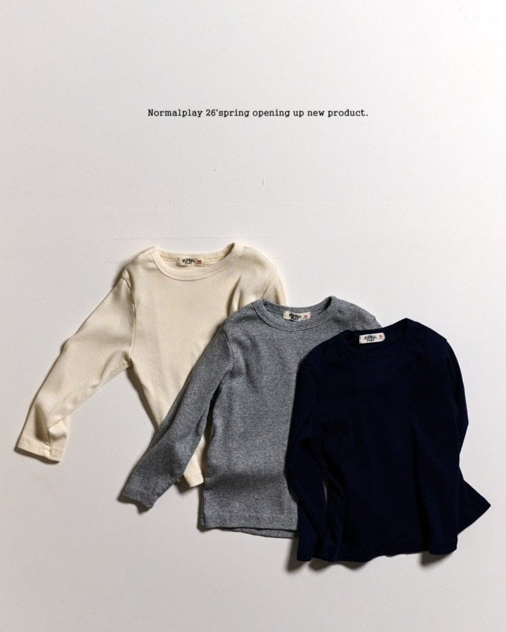 [NORMALPLAY]tencel rib T