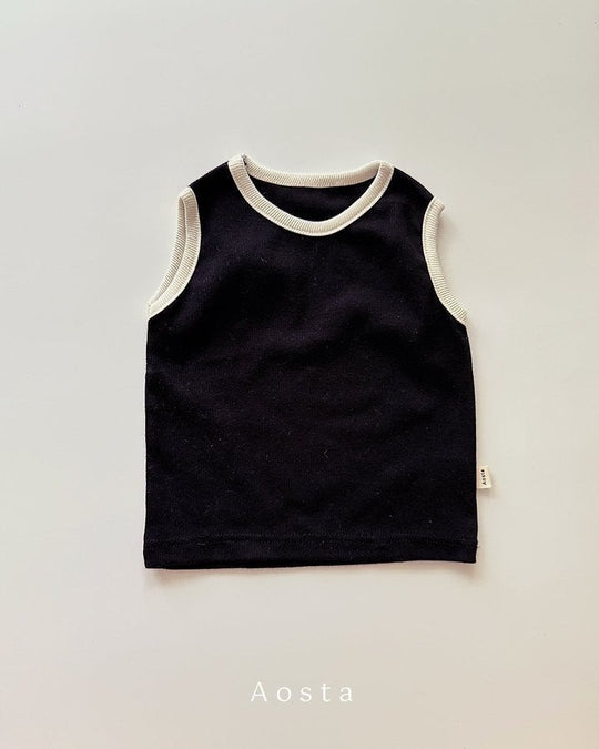 [aosta]lip sleeveless T