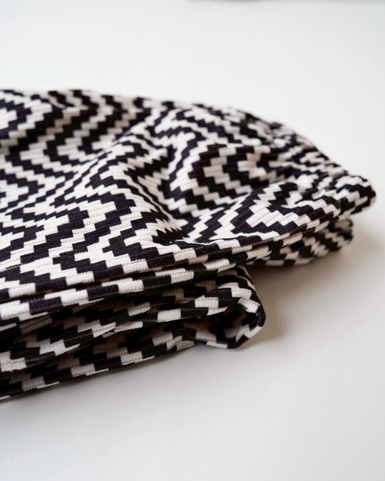 ジオメトリックソフトコーデュロイパンツ