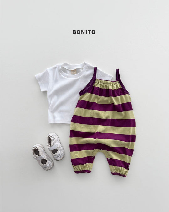 [BONITO]big border overall