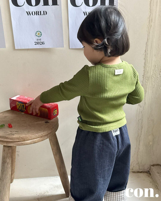 [con]Roll-Up Non-Fade Denim