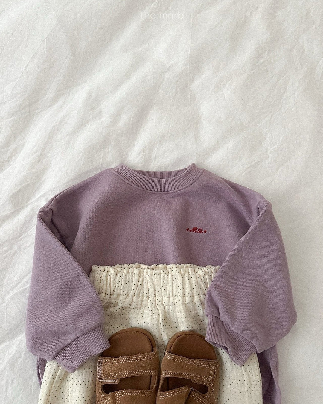 [minirobe]Asymmetric Sweatshirt