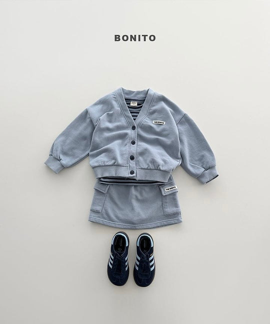 [BONITO]コットンVカーディガン