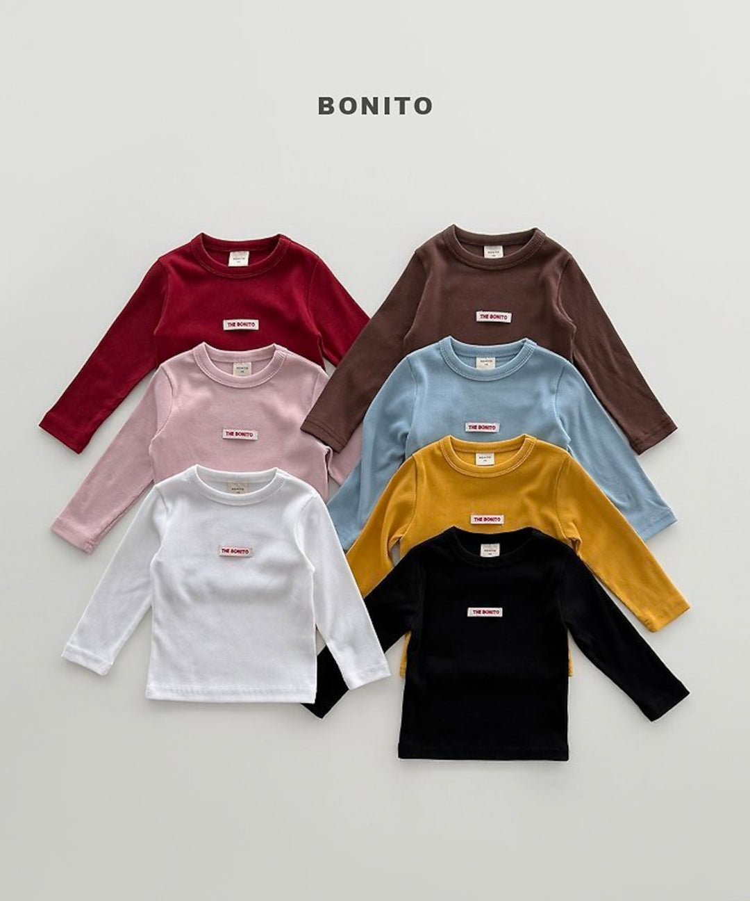 [BONITO]カラーリブT