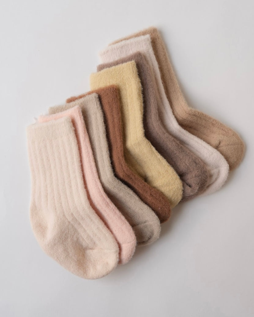 ふわもちベビーソックス2足セット