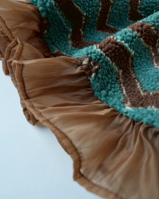 裏起毛ジグザグボアワンピース