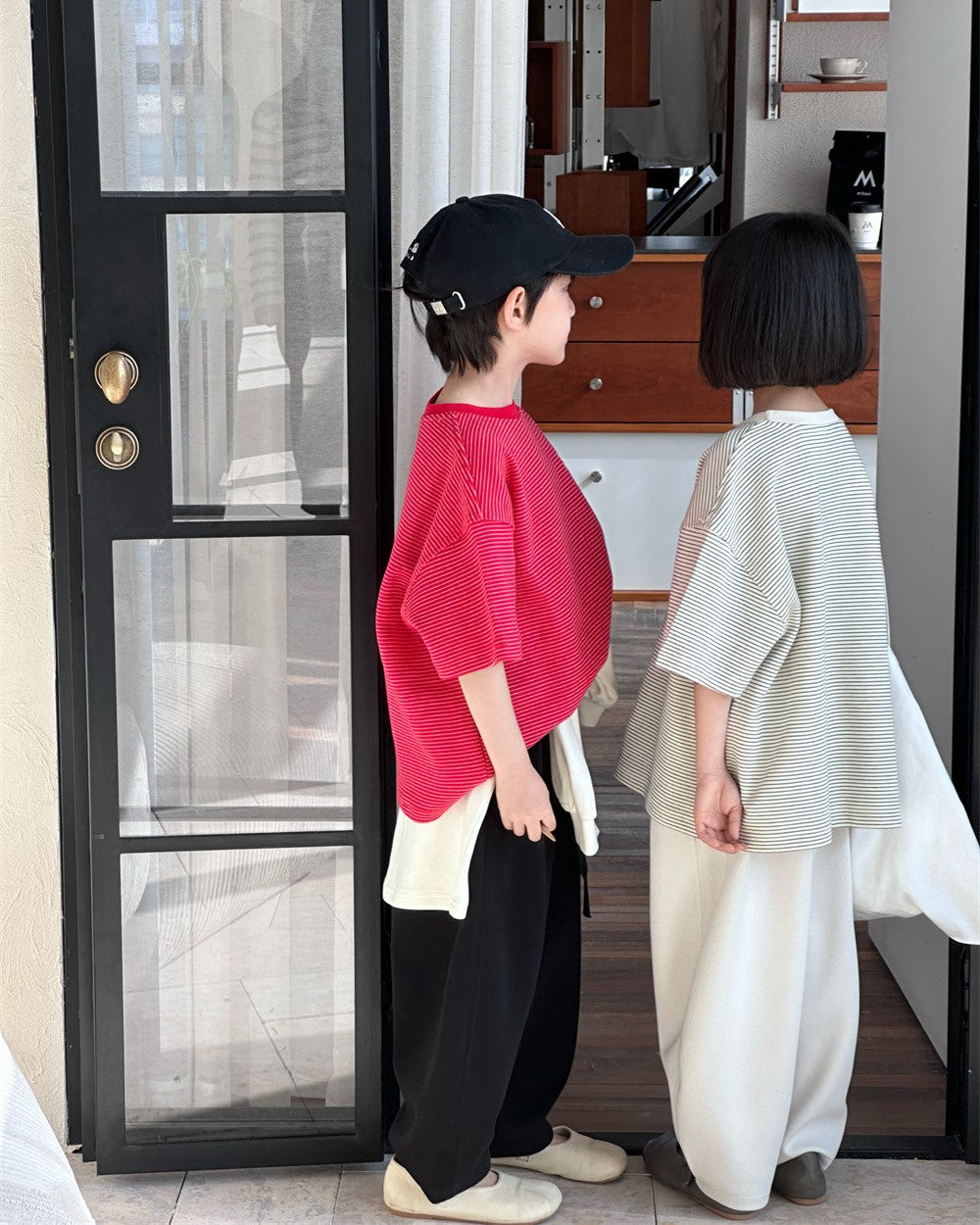 テーパードスウェットパンツ
