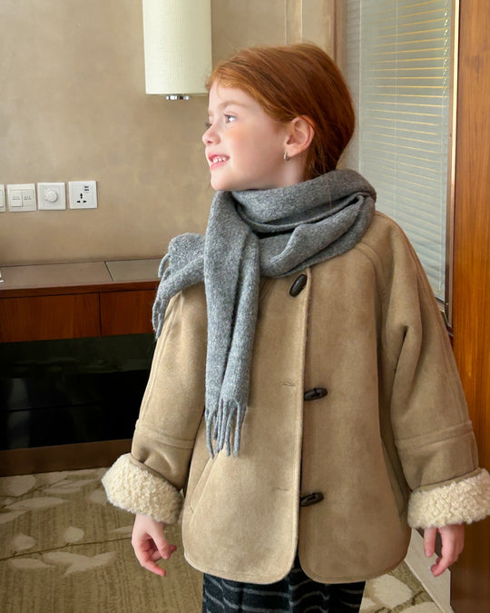 ミニバッグ付ムートンコート