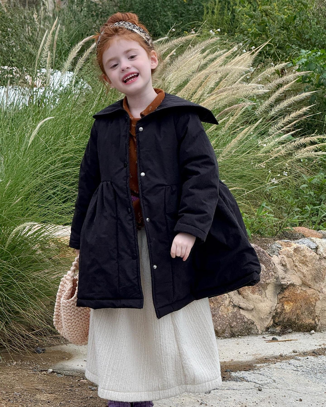 中綿Aラインジャケット