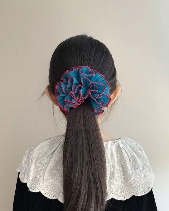 バイカラーシュシュ