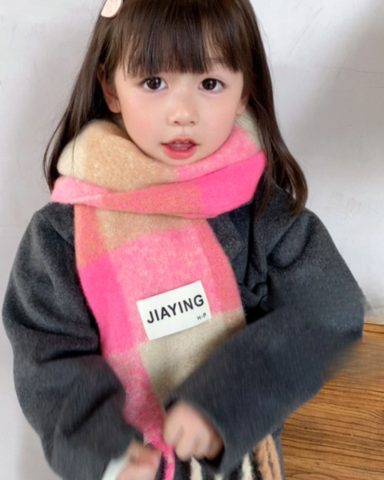 ブロックチェックマフラー