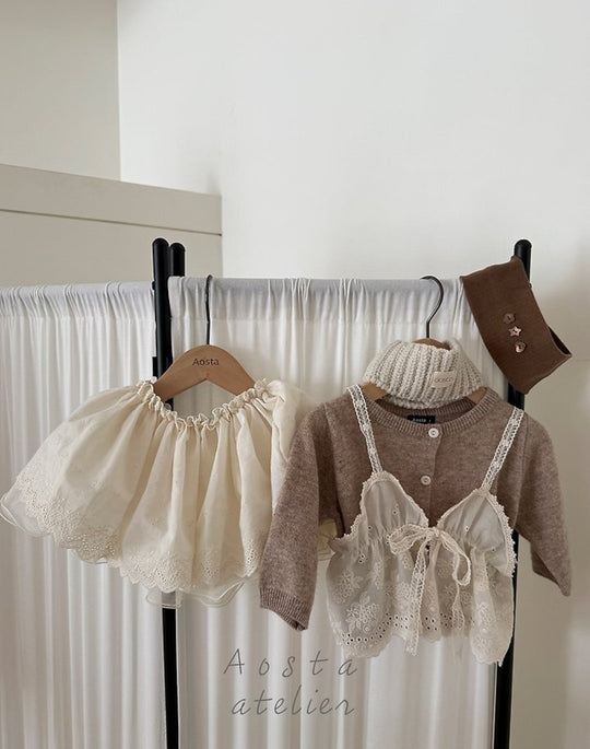 [AOSTA]Lace Skirt