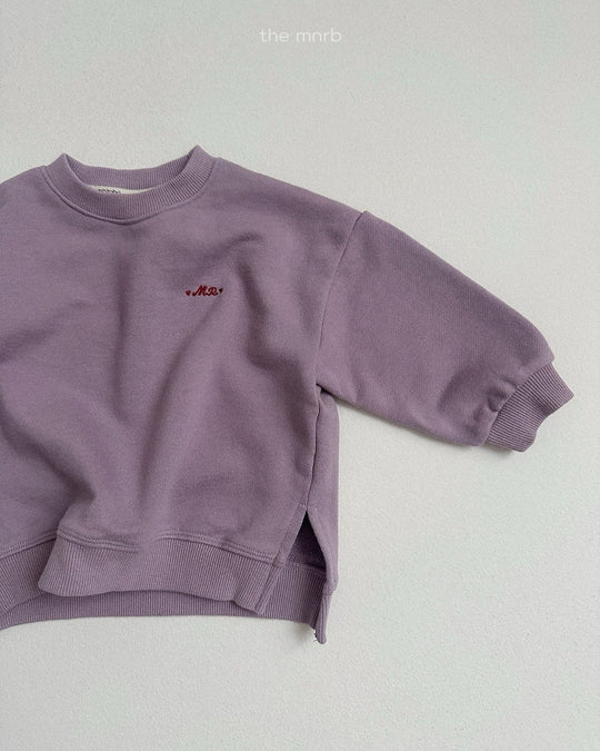 [minirobe]Asymmetric Sweatshirt