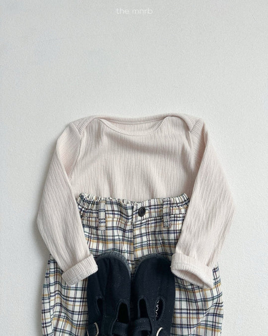 [minirobe]Adele Check Pants