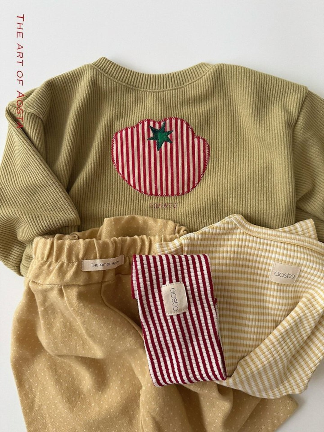 [AOSTA]Milk Dot Pants