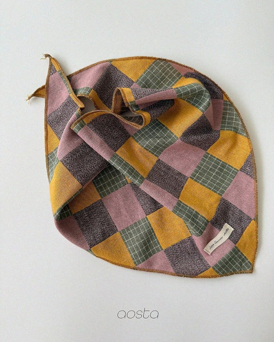 [AOSTA]Patchwork Scarf