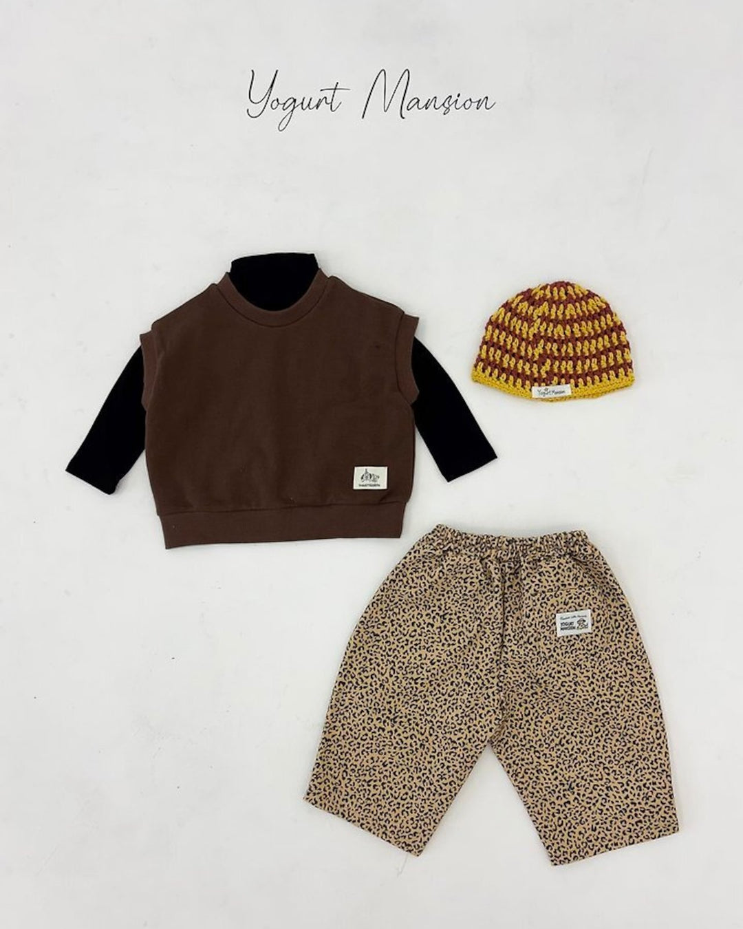 [yogurt mansion]leopard pants