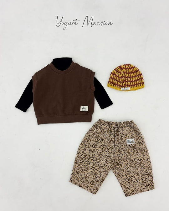 [yogurt mansion]leopard pants