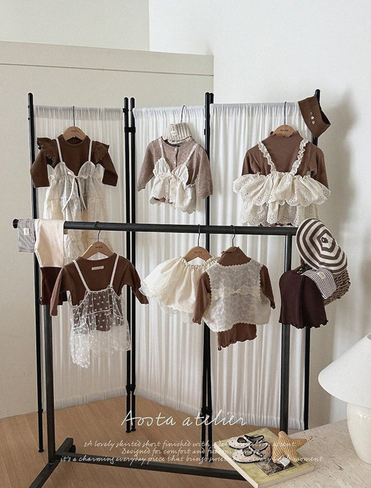 [AOSTA]Lace Open Vest