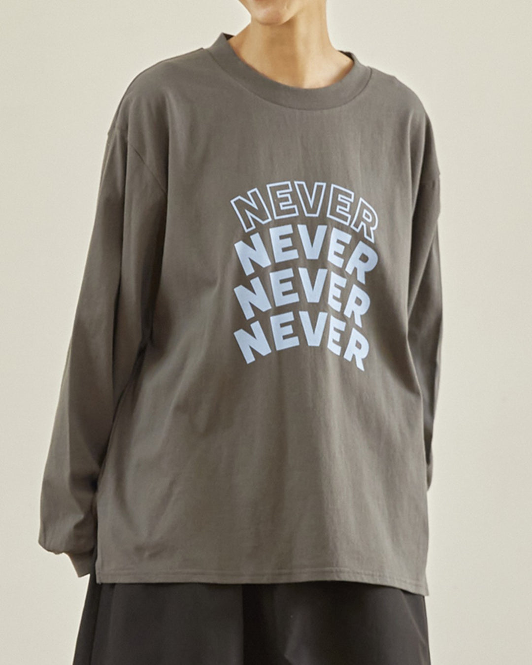 [undeny.]NEVER L/S Tシャツ715402