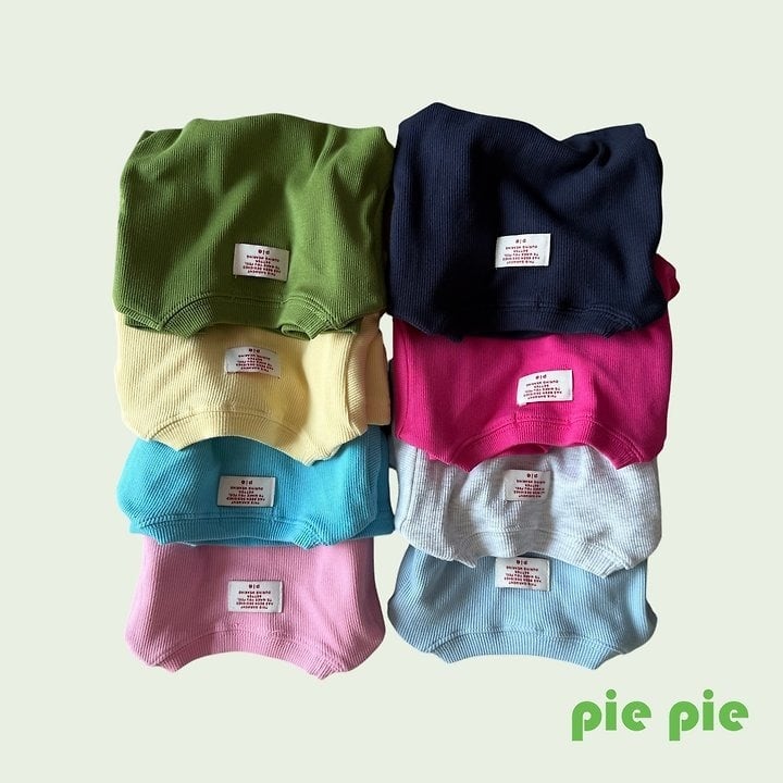 [pie]mimi ribbed short sleeve T