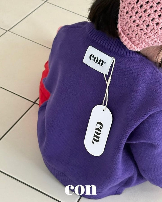 [con]color cardigan