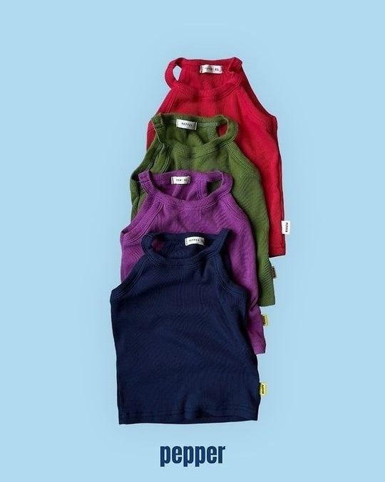 [pepper]pepper halter sleeveless