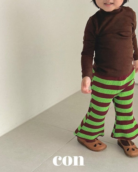 [con]Chocolate color flared pants