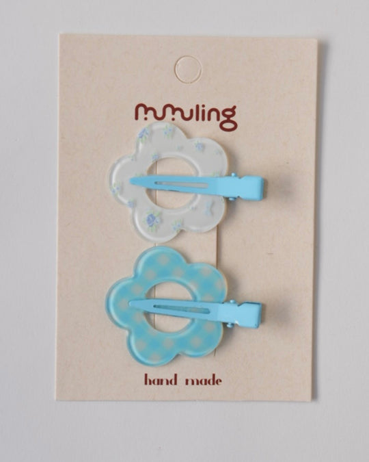 フラワー前髪クリップ