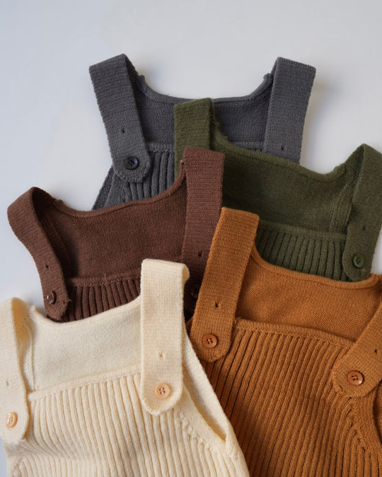 テレコリブニットサロペット