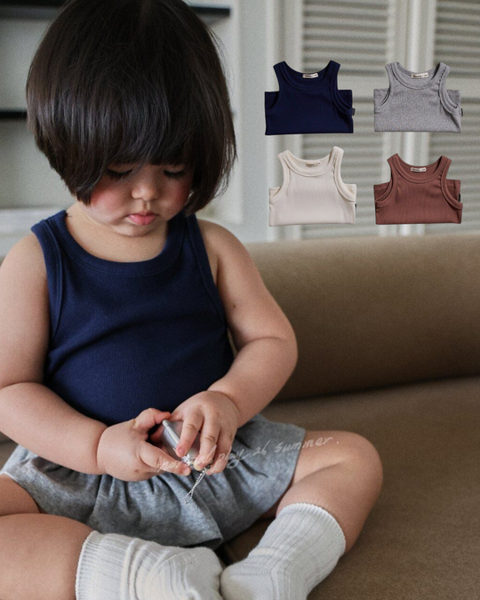 [NORMAL PLAY]soft sleeveless tee[SALE]
