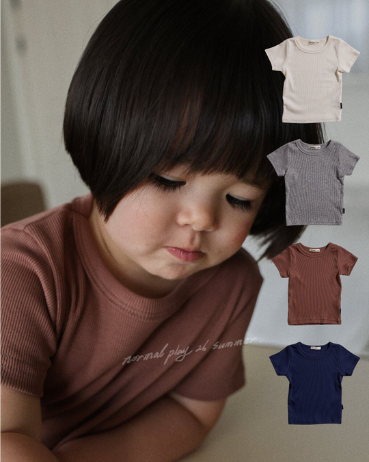 [NORMAL PLAY]soft slim short sleeve tee[SALE]